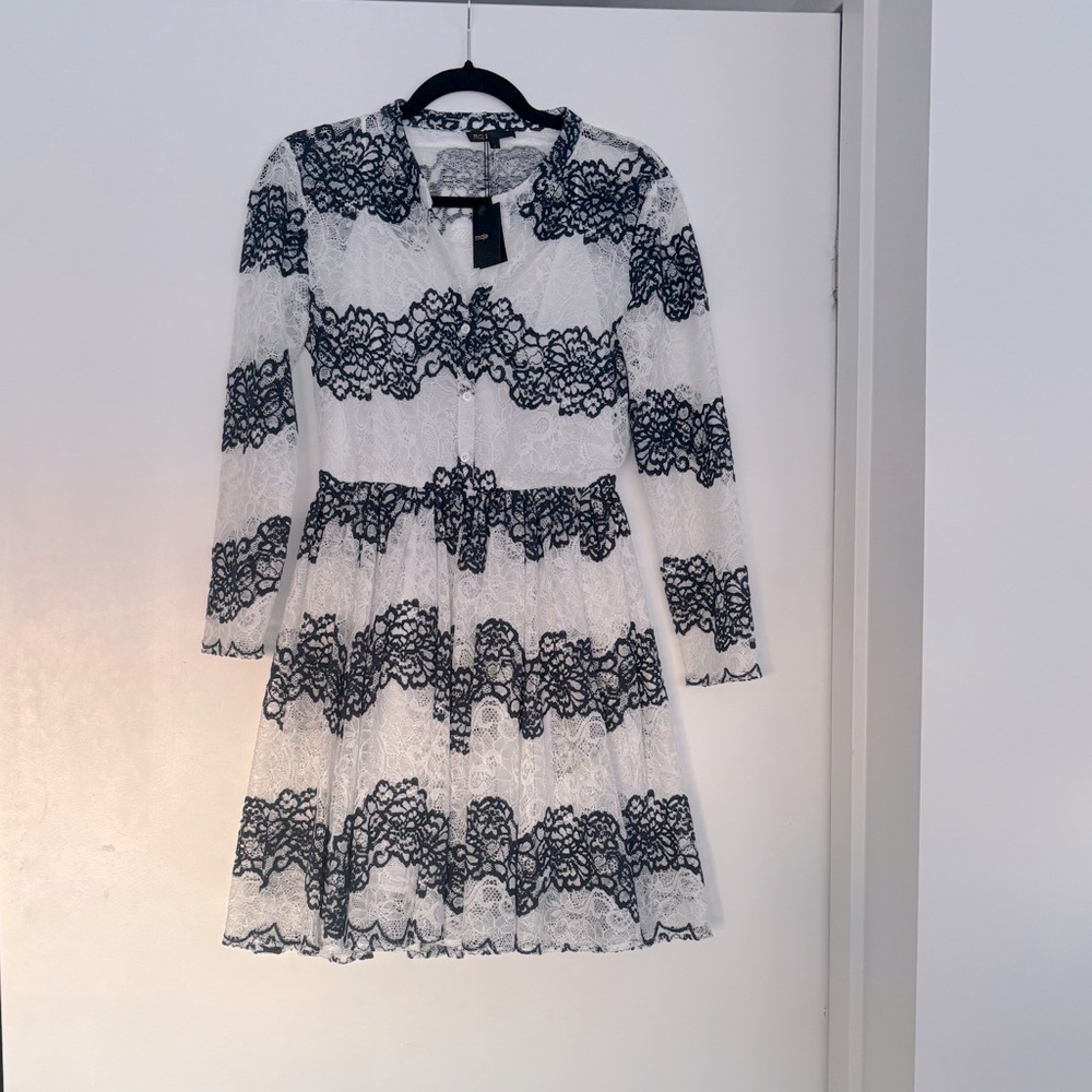 Maje lace dress in size medium